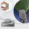 1/2/3/4Pcs Camping Rope Clamp Tarp Clip Heavy Duty Lock Grip Camping Tent Fastener Holder Canopy Awning Shade Cover Clamp