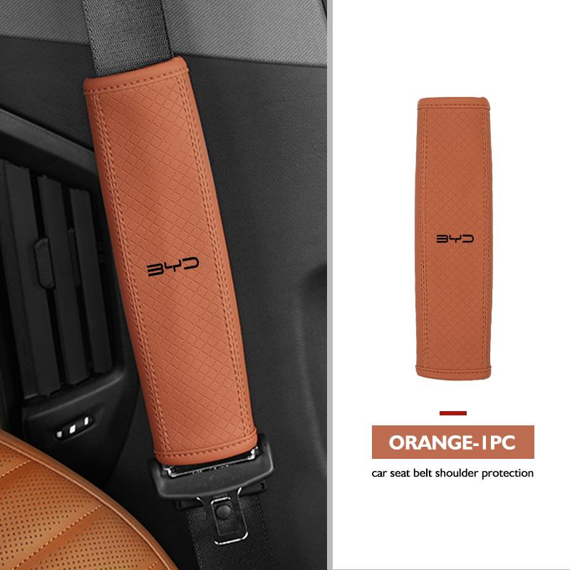 Car Safety Belt Cover Shoulder Protective Pad Anti-slip Pads Auto Accessories For BYD 3 Yuan F3 E6 F0 G3 I3 Plus Ea1 Song Max