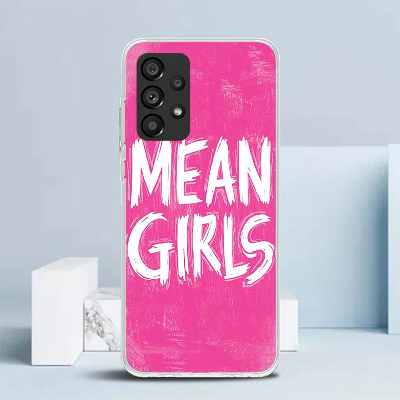 Mean Girls Burn Book Soft Cover for Samsung Galaxy A12 A22 A32 A52 A72 A02S Phone Case Note 20 Ultra 10 S10 Plus A51 A71 A50S A2