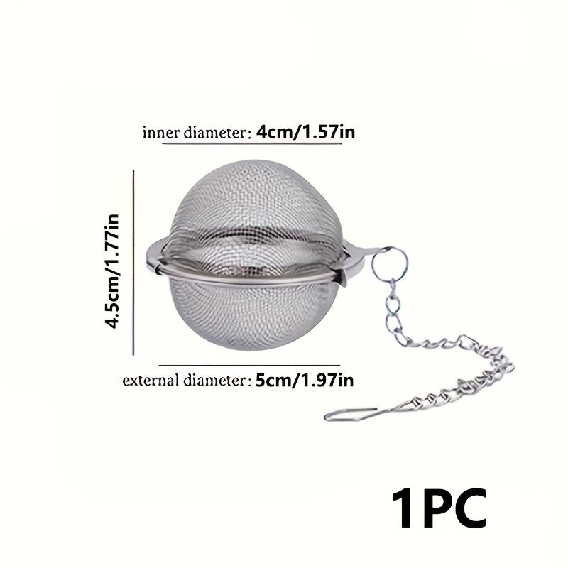 304 Stainless Steel Mesh Spice Tea Ball Tea Infuser Sphere Locking Strainer Mesh Infuser Tea Filter Strainers Kitchen Tools