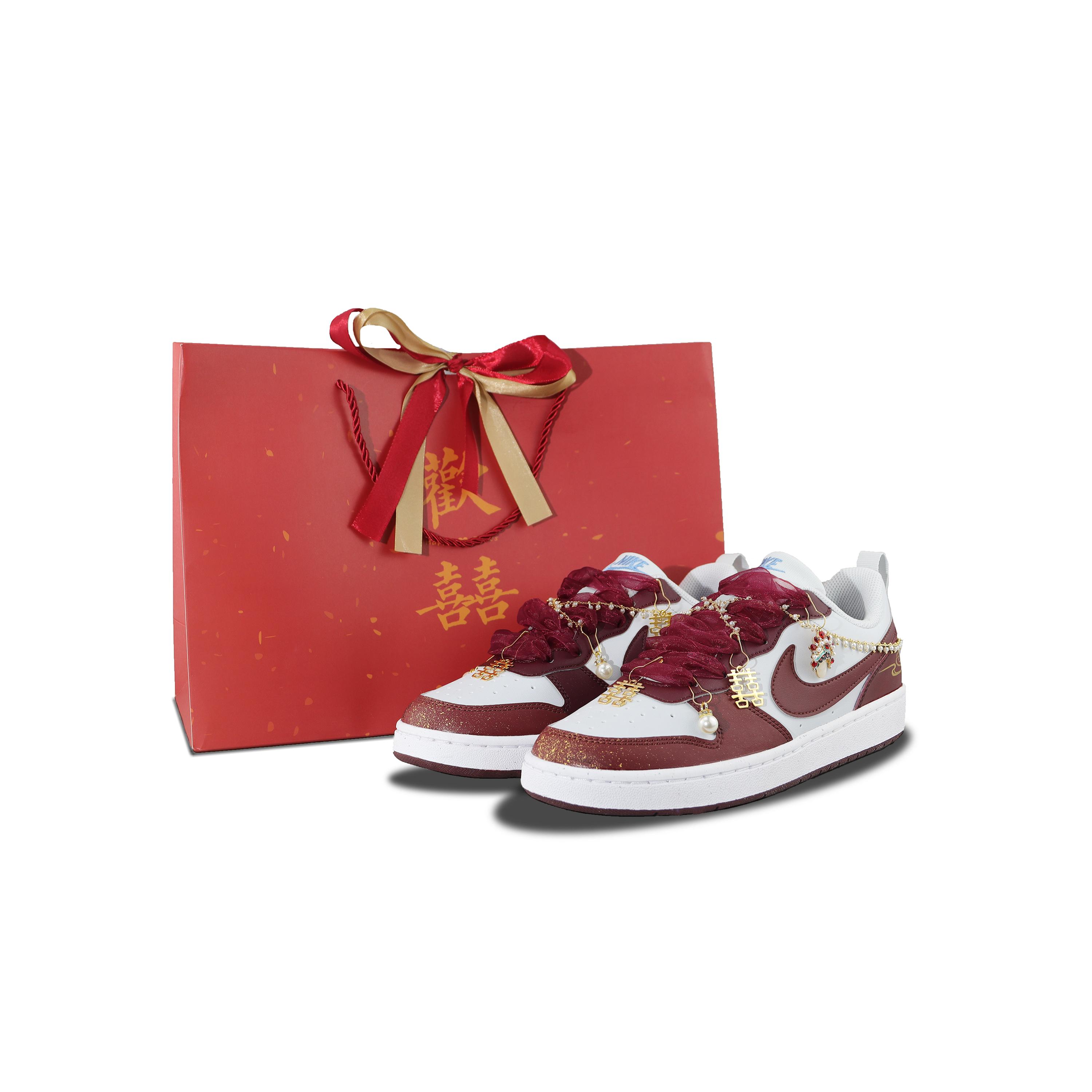 

Nike Court Borough Low top Skateboard Shoes Women s Dark Red DV5456-006(Team840- ) 35.5