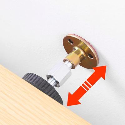 Verstellbare Möbelbeine, Bettrahmen mit Gewinde, Anti-Shake-Kopfteilstopper, Fixierer für Schränke, Sofas, verhindern das Lösen am Bett