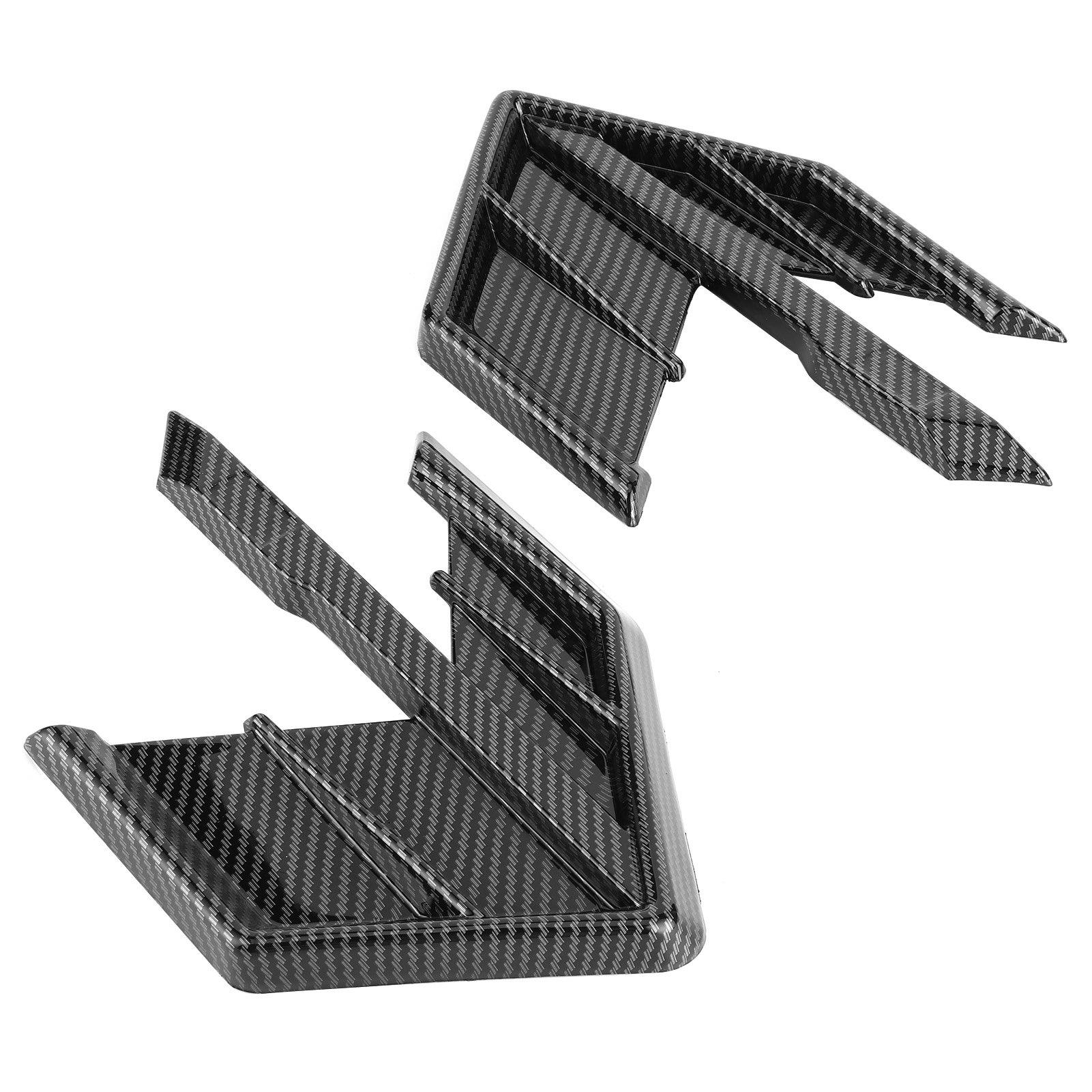

Пара накладок на вентиляционные отверстия крыльев в стиле ABT для украшения, подходит для A7 S7 4K8 A6 S6 C8, стиль карбонового волокна