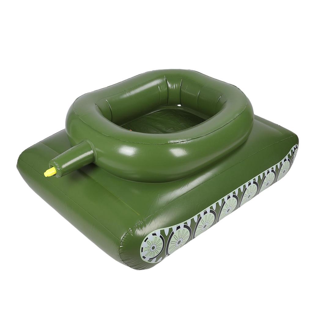 Inflatable Tank Pool Float Waterproofing PVC Leakproof Long Lasting Swimming Float Toy for Summer
