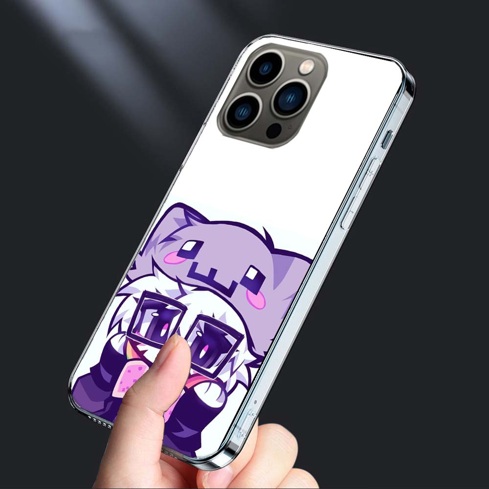 Boykisser Phone Case For Iphone 16E 15 Pro 14 Plus 17E 16 17 Pro Max Air 11 12 13 Mini Shockproof Capa Cute Cover TPU Clear