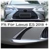 Car Styling Front Bumper Corner Spilitter Strip Cover Decorative Trims Stainless Steel Fit For Lexus ES 2018 - 2025 Exterior