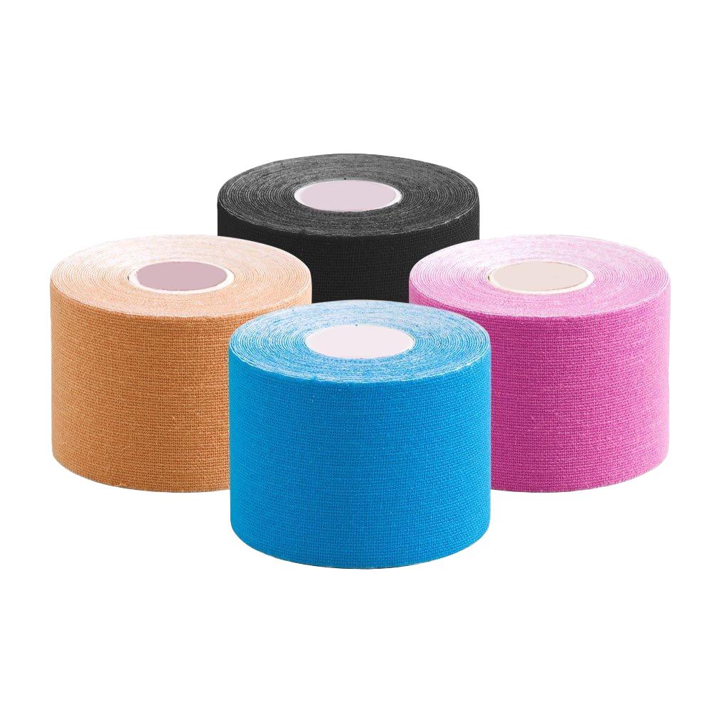 Multicolor Cotton Kinesiology Sports Tape Hypoallergenic Medical Adhesive Tape