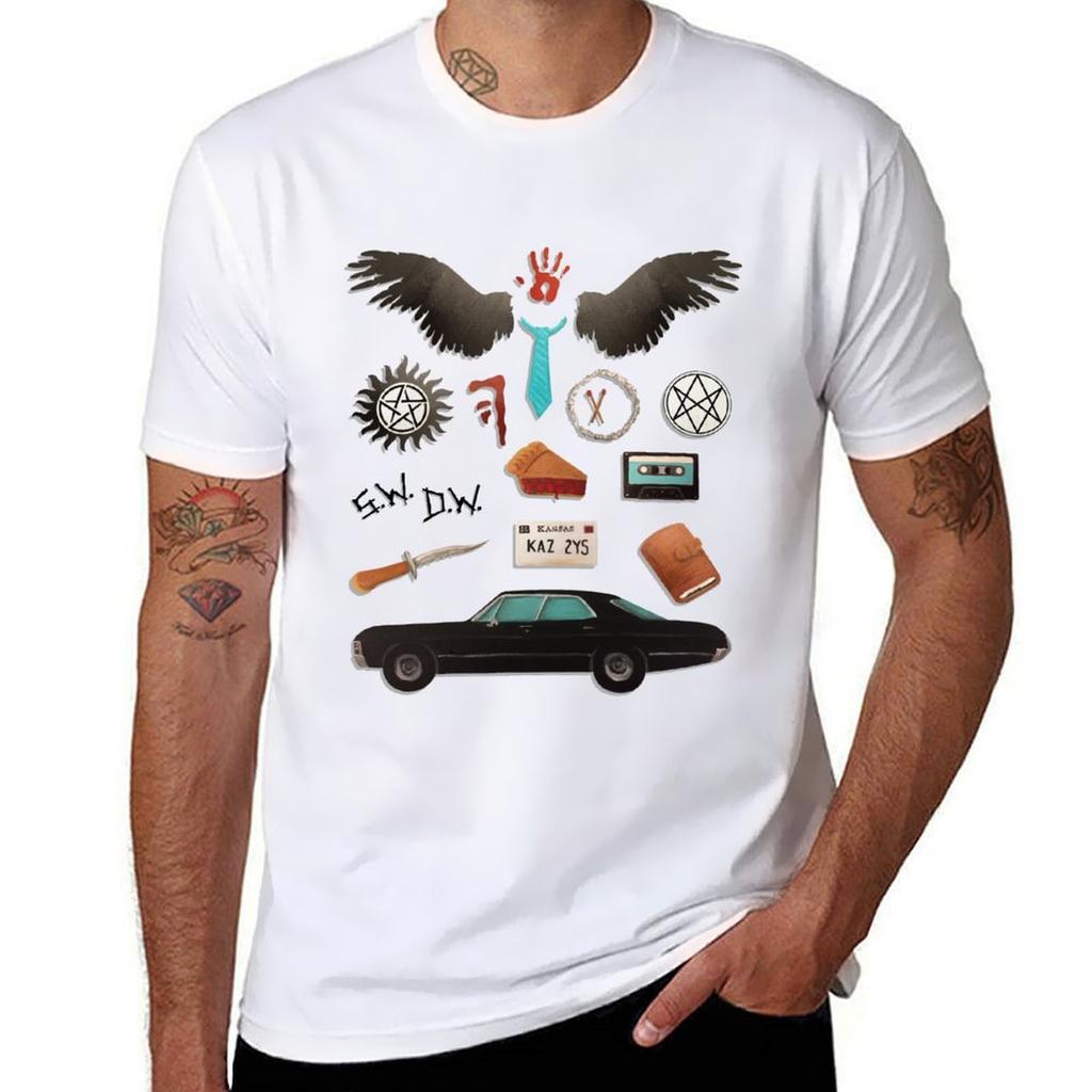 Supernatural Symbols TShirt Daily Wear Print TShirt