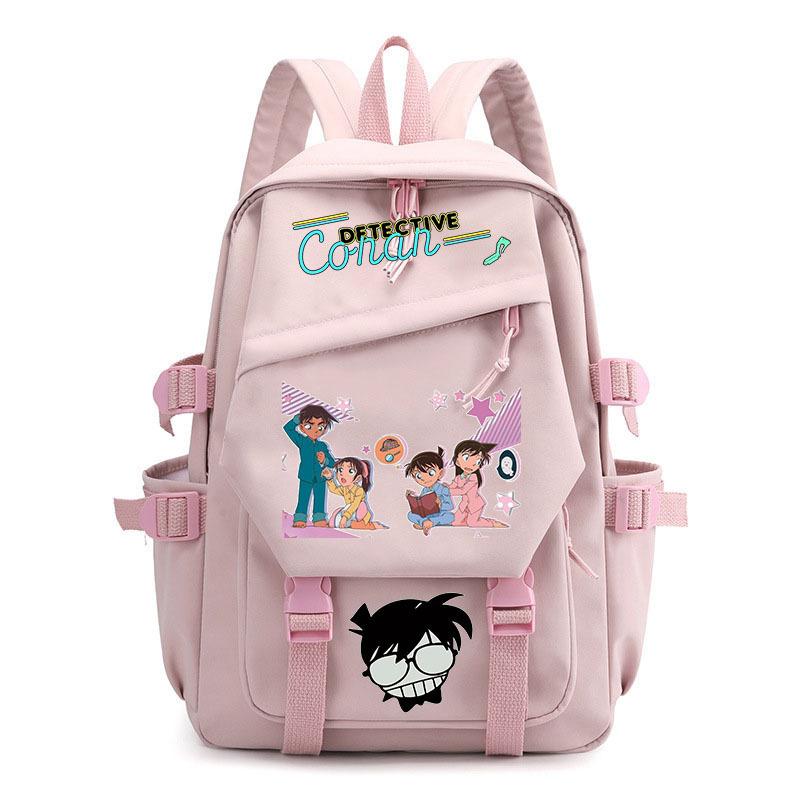 Anime Conan schoolbag children's backpack primary school bag male and female junior high school students college students campus backpack