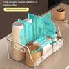 Disposable Cup Holder Stand Coffee Shop Milk Tea Paper Cup Organizer Desktop Storage Rack Vendor Stall Utensils Plastic Square