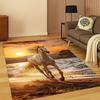 Tappeto Animale Cartoon Cavallo Steed per Camera da Letto Soggiorno Divano Sala Giochi Zerbino Decorazione Casa, Tappeto Area Bambini Antiscivolo
