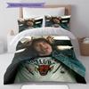 Cartoon Pattern Bedding Quilt Set Quilt Cover Pillowcase Home Decoration Birthday Gift (1 * Duvet Cover + 2 * Pillowcase, Without Core)