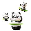 Plastic Funny Panda Toy Skateboarding Action Sports Panda Ornament Novelty Mechanical Toy  Children