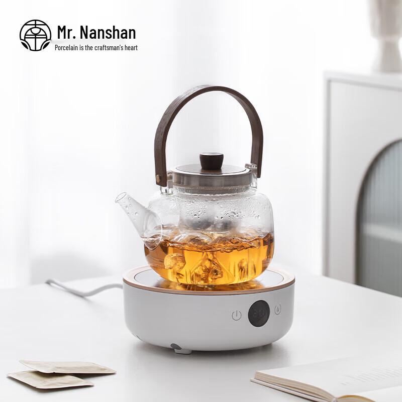 Nanshan Ceramic Brewing Tea Pot with Glass Infuser