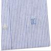 Daks 26 Year Ss Linen BlenD Stripe Summer Short Sleeve Regular Fit DreSs Shirt D