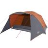 VidaXL Camping Tent with Porch 4 Persons, Shade Tent with Carry Bag, Camping Awning, Garden Shelter, 94417