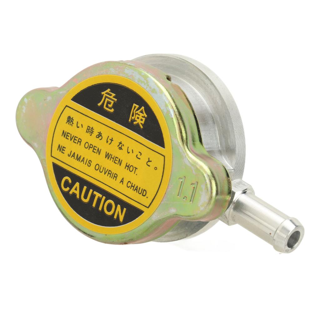 32mm ID Radiator Weld On Filler Neck Aluminium Alloy Coolant Addition Neck with 1.1bar Radiator Cap for Vehicle