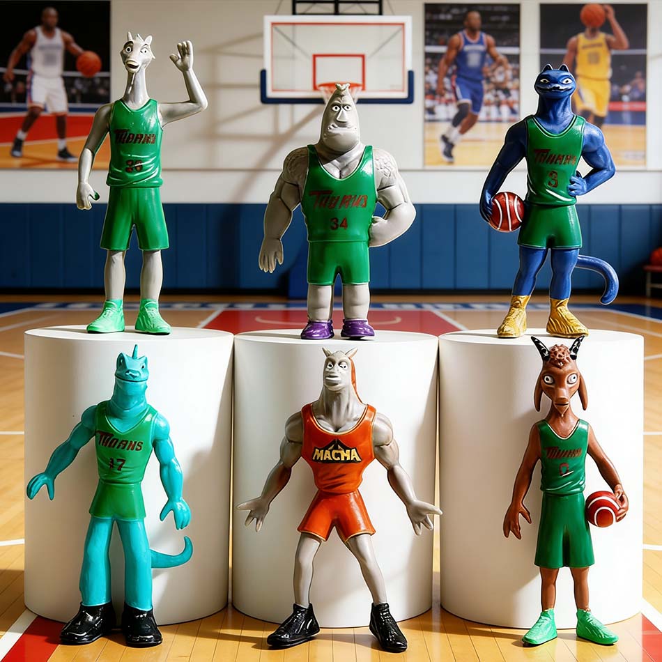 Model Hot Cartoon Miracle Dream Team Anime Figures GOAT Cosplay Action Pvc Desktop Statue Ornament Collection Toy Kids Gift