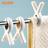 Quilt Clips 1-10Pcs Windproof Clothespins Heavy Duty Large Clothespins With Rubber Gasket Clothespins Beach Towel Curtain