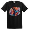 Portgas D Ace Anime Fire Pirate T Shirt W/ Ships Ocean Battle Graphic Tee Art
