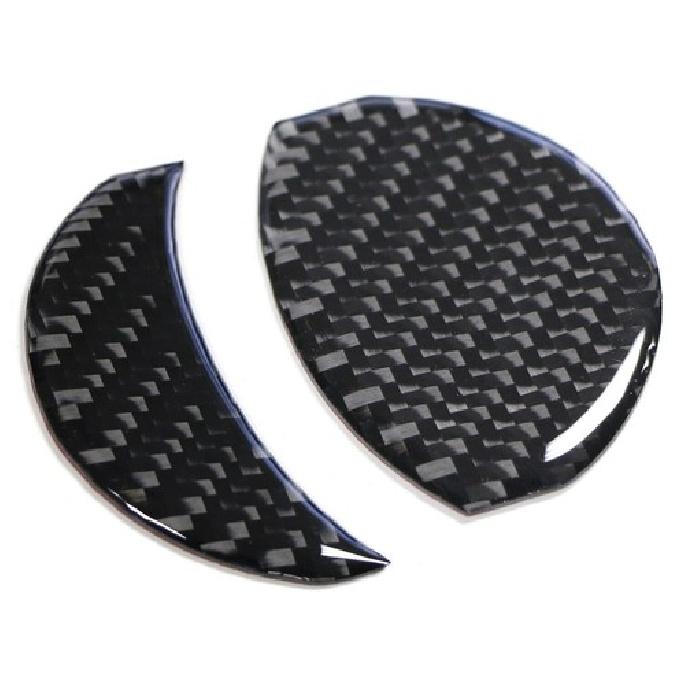 Black Carbon Fiber Overlay Decoration Trims For Subaru BRZ Scion FR-S Toyota 86