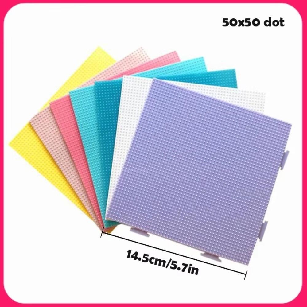 High Quality Perler Hama Beads Handmade Crafts Decor Three-dimensional Heat Resistant Round Template DIY Make Puzzle 52*52 Dot