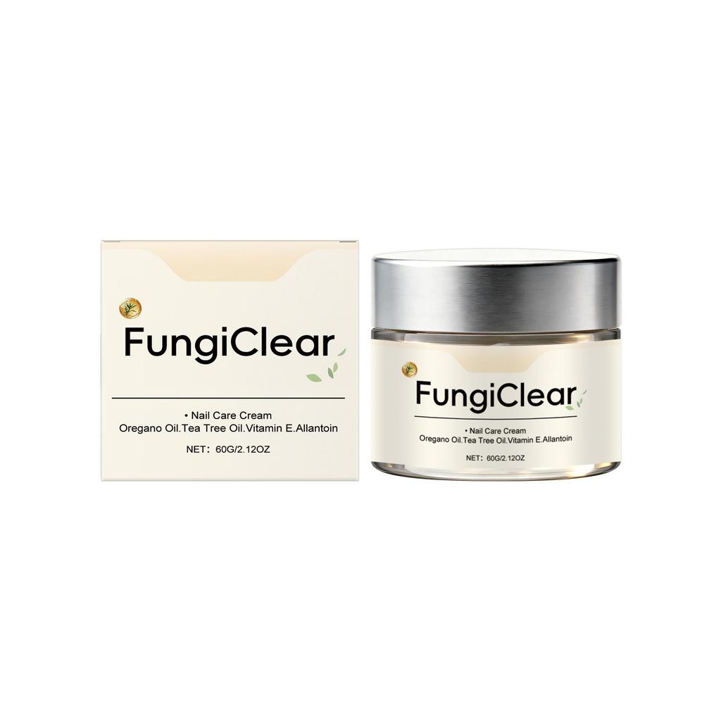 FungiClear Nail Care Cream 60g - Oregano & Tea Tree Oil Formula for Healthy Nails