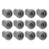 12PCS Dishwasher Wheels Lower Dishrack Roller Kit High Strength Sturdy PP Flexible Dishwasher