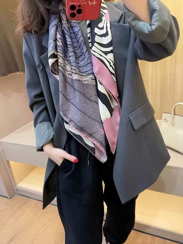 SIYUTANG Silk Square Scarf