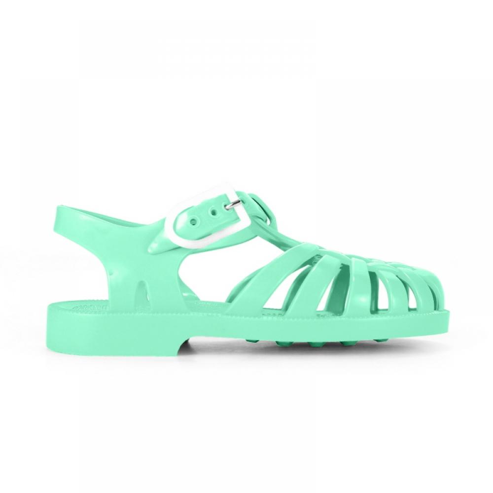 Meduse Sun 201 Vert Tendre Bertandre Mint Kids Kids Jelly Shoes Sandals