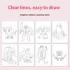 10Pcs Anime Game Tung Tung Tung Sahur Coloring Drawings Stationery Italian Brainrot Coloring Books Funny Tralalelo Stick Figures
