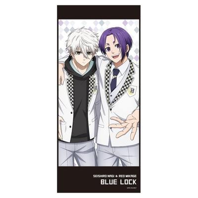 Anime "Blue Lock" Velký ručník s postavičkami A s odznakem [Nagi & Reo]