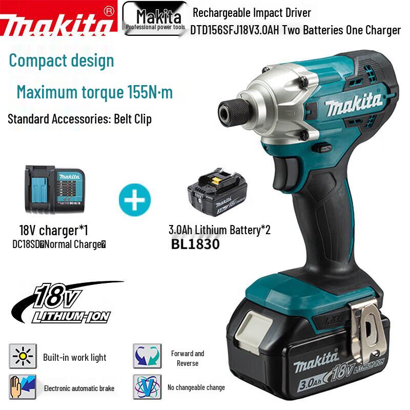 Makita Cordless Impact Driver CN Plug (adapter Included)