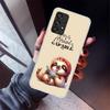 Animal Cute Cartoon Sloth Coffee Phone Case For Samsung Galaxy A12 A52S A42 A32 A22 A51 A50 Note 20 Ultra 10 S10 Plus A71 A70 A3