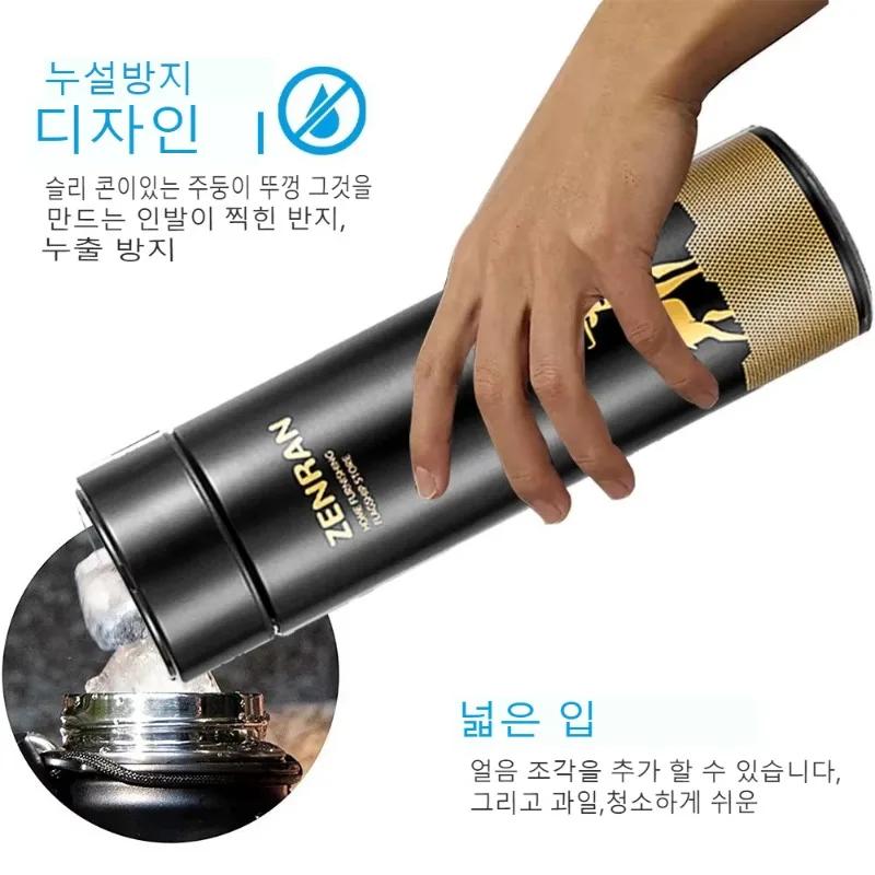 Smart Water Bottle Stainless Steel Thermos Temperature Display Cup Digital Hot Coffee Insulated Flasks Portable Christmas Gift