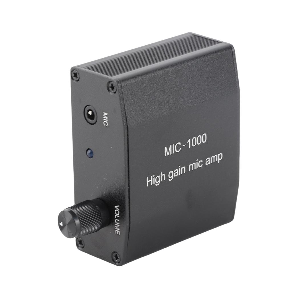 Microphone Amplifier Mic Audio Amp High Gain 1000 Times Amplification Accessory Set Kit