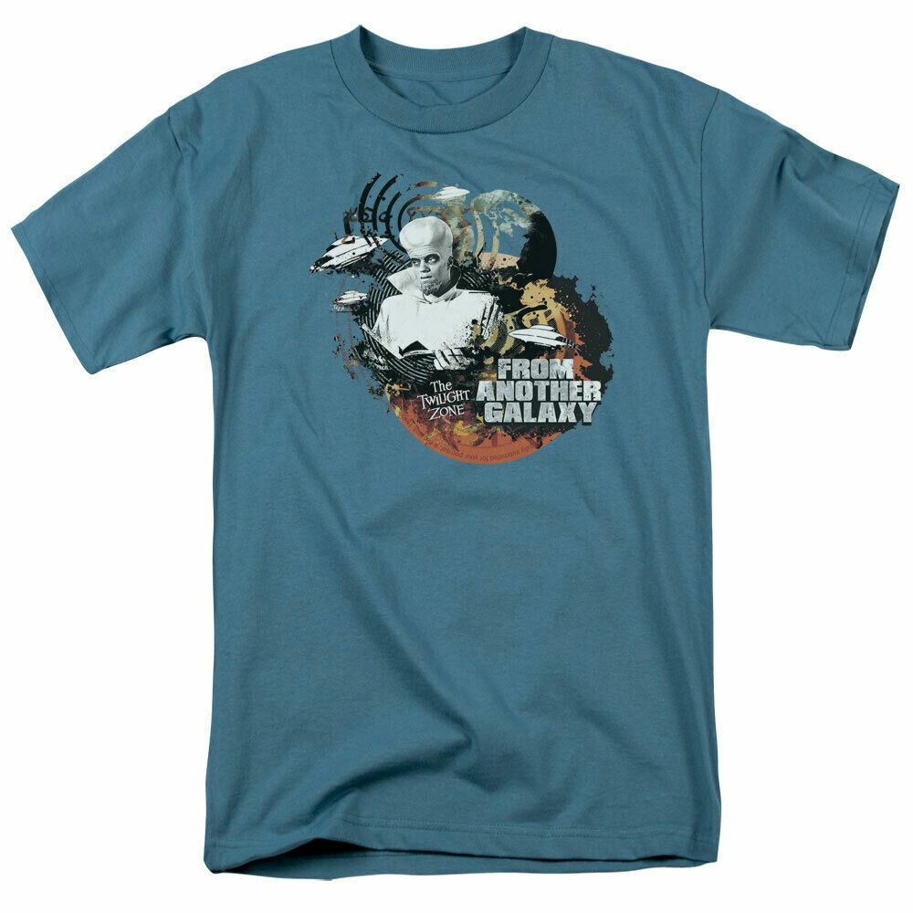 The Twilight Zone From Another Galaxy T Shirt Mens Licensed Classic TV Slate M