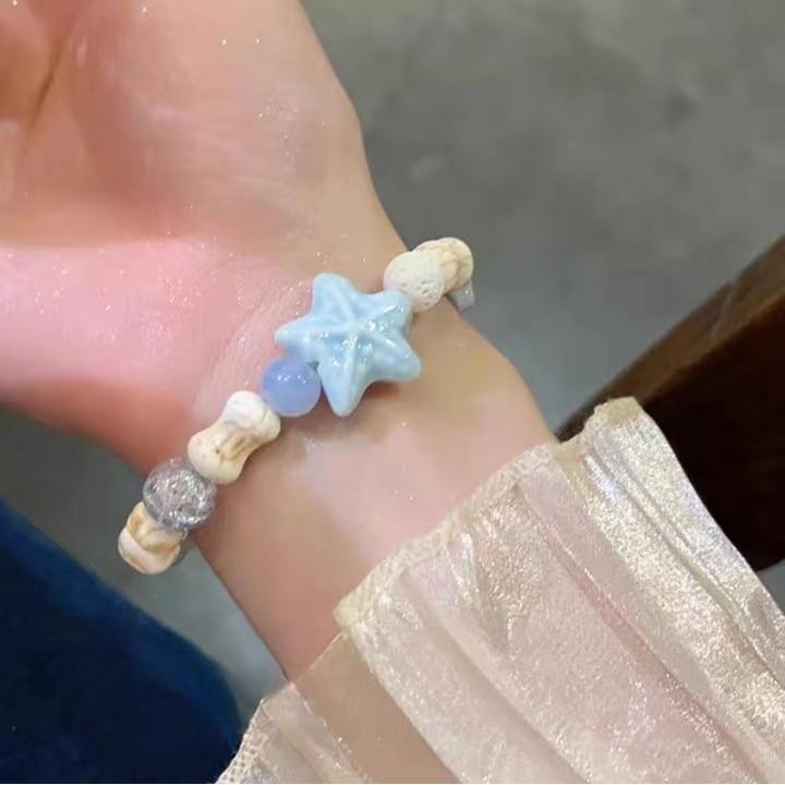 Ceramic Elegant Handcrafted Beaded Bracelet Fashionable And Unique Accessory