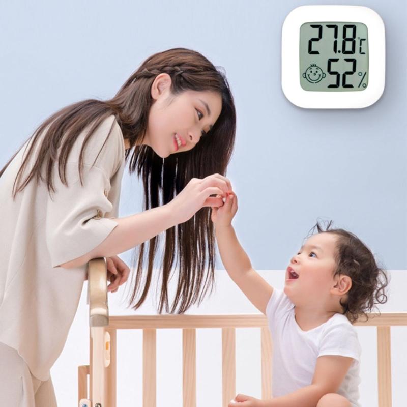 Moisture Meter Monitor Wireless for Smart Temperature Gauge Mini Hygrometer Thermometer LCD Digital Screen Thermometer