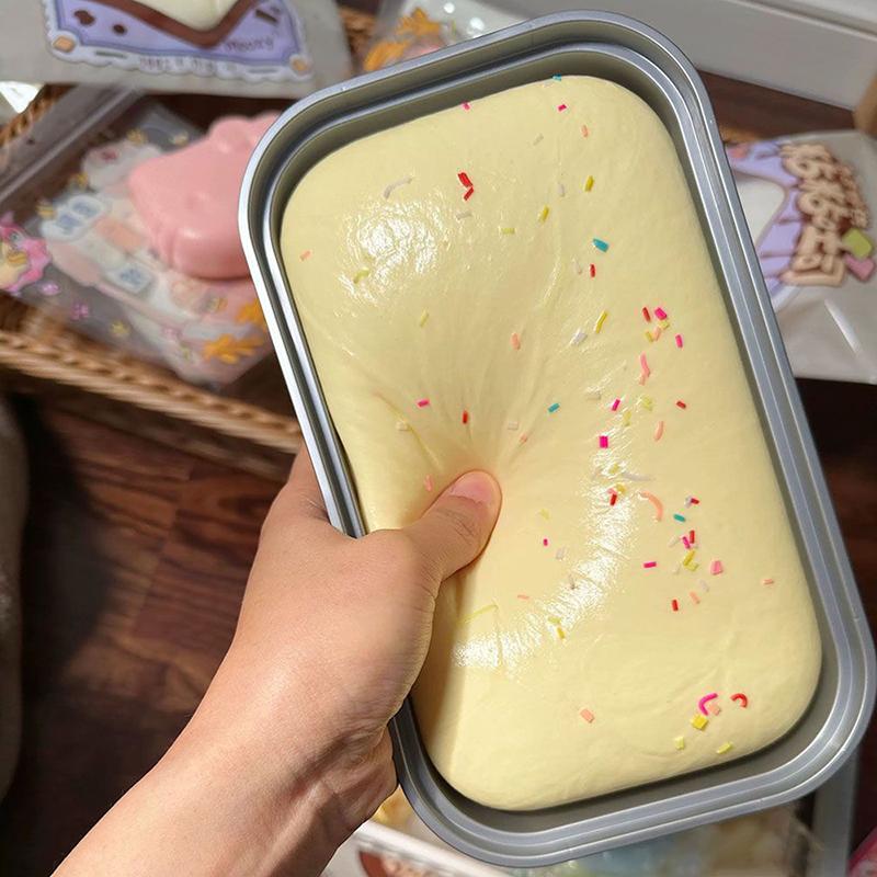 Squishy Toy Cartoon Decompression Toys Cute Slow Rebound Simulation Toast Box Toys Creative Anti Stress Release Toys Gifts