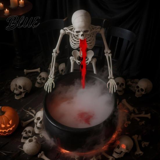Realistyczny Efekt Dymu Gotowania Rekwizyt Halloweenowy Kociołek Wiedźmy Maszyna do Mgły Ultradźwiękowy Generator Mgły ze Świecącą diodą LED Dekoracja Sceny Czarownictwa Wewnętrzna