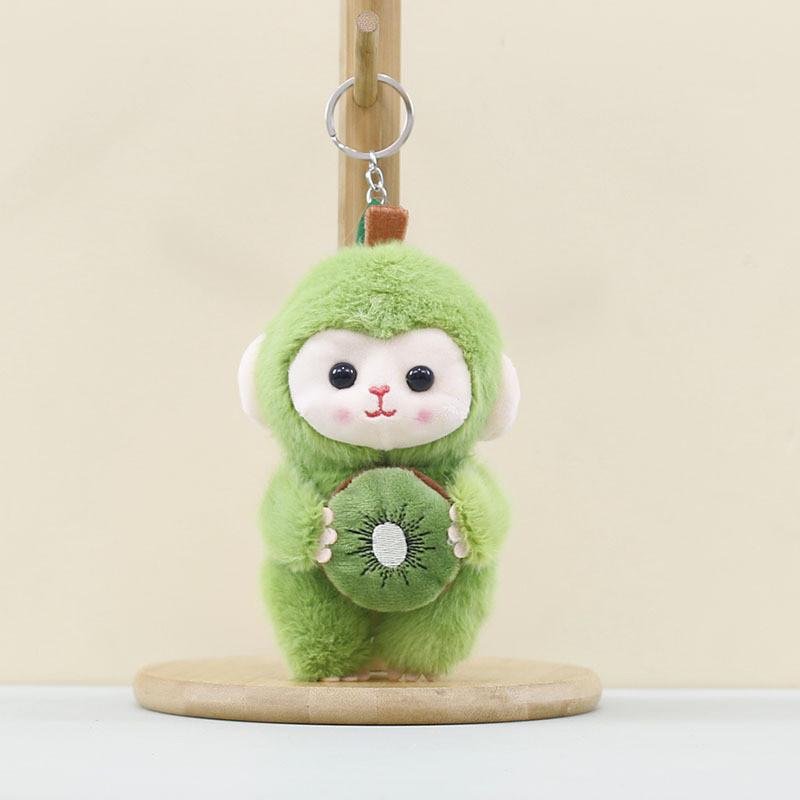 

Fruit Cute Monkey Plush Keychain Cartoon Monkey Toy And Keyring Gift Accessory