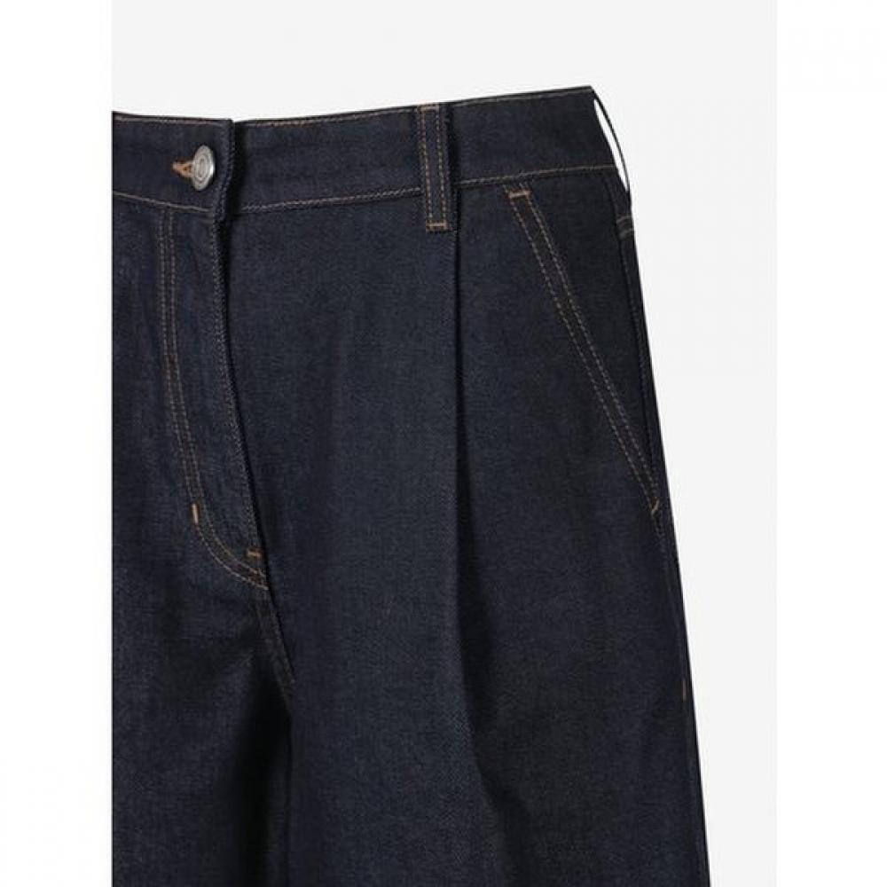 Cc Collect. One Tuck Bermuda Denim Pants C253psa402