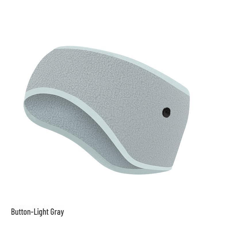 Fleece Warmes Ohrband: Dickes breites Stirnband für Herbst- und Winterradfahren - Winddichte und kältefeste Ohrenschützer.