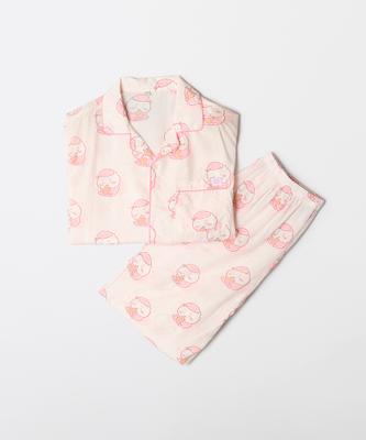 [SPAO] Monjakgwi Something Small and Cute Long Sleeve Pajamas (PINK)_SPPPG23U10 [Shipped from Korea] 100% Authentic
