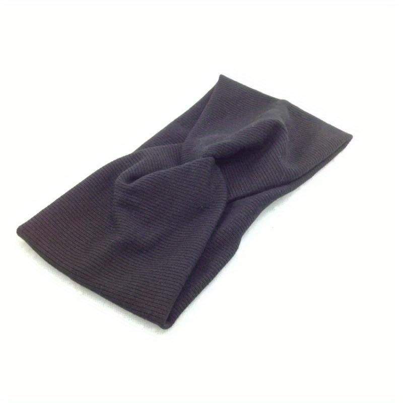 Autumn and Winter New Knitted Cross Headband Yoga Headband Face Wash Sports Threaded Head Band Female
