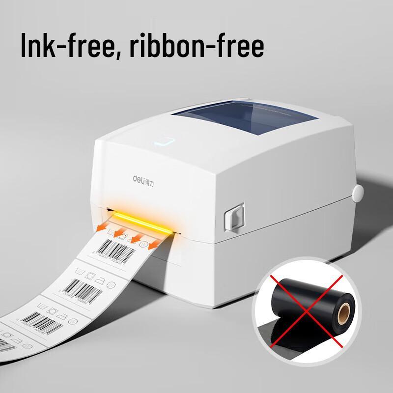 Deli GE150T Thermal Transfer Label Printer CN Plug (adapter Included)