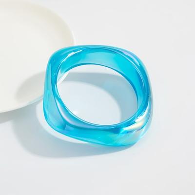 Boho Bunte Armbänder Harz 7 Stile Breite Armbänder Bunter Transparenter Schmuck Geschenke Unregelmäßige Geometrische Armreifen Damen