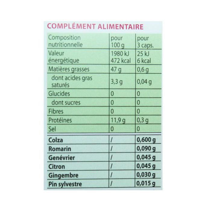 Pranarom Oleocaps+ Circulation Bio 30 Capsules