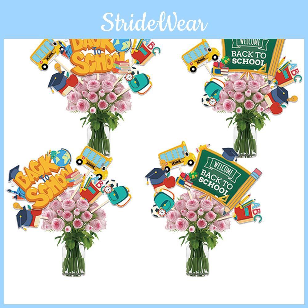 To School Back Season Theme Blackboard Newspaper Bag Pattern Paper Vase Plugin
